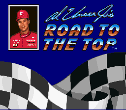 Al Unser Jr.'s Road to the Top (Europe) Title Screen